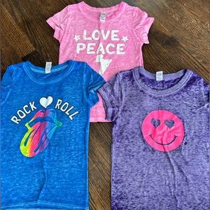 Bundle of 3 Royal Apparel Girls T-shirts